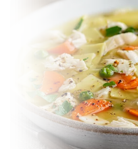 Noodle soup graphic